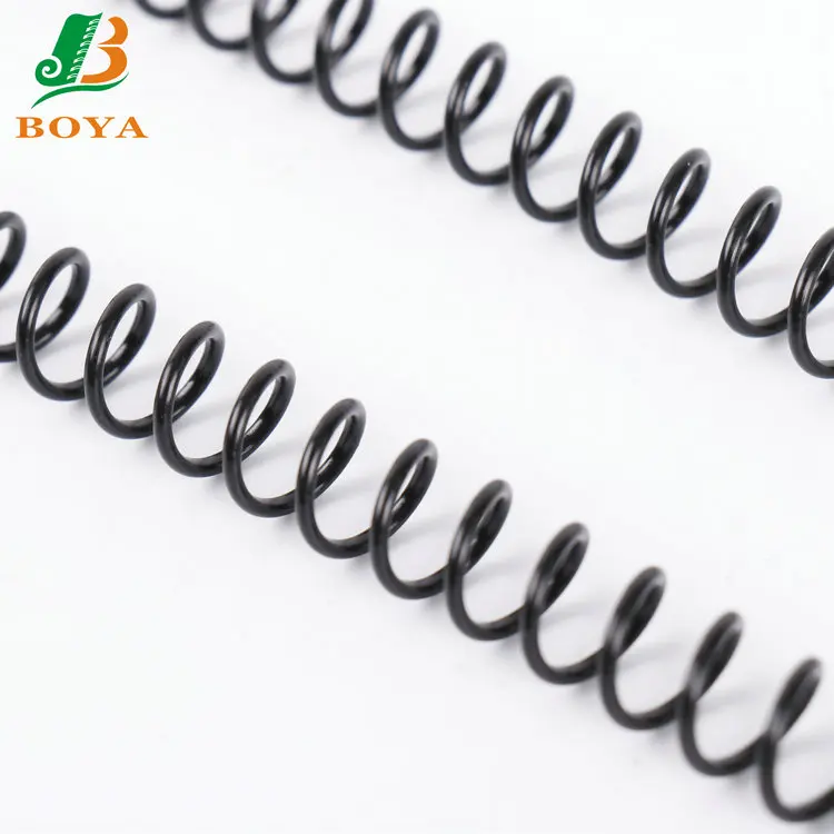 Customized Any Length Orange Color Plastic Single Spiral Coil Binding Ring For Binding Paper