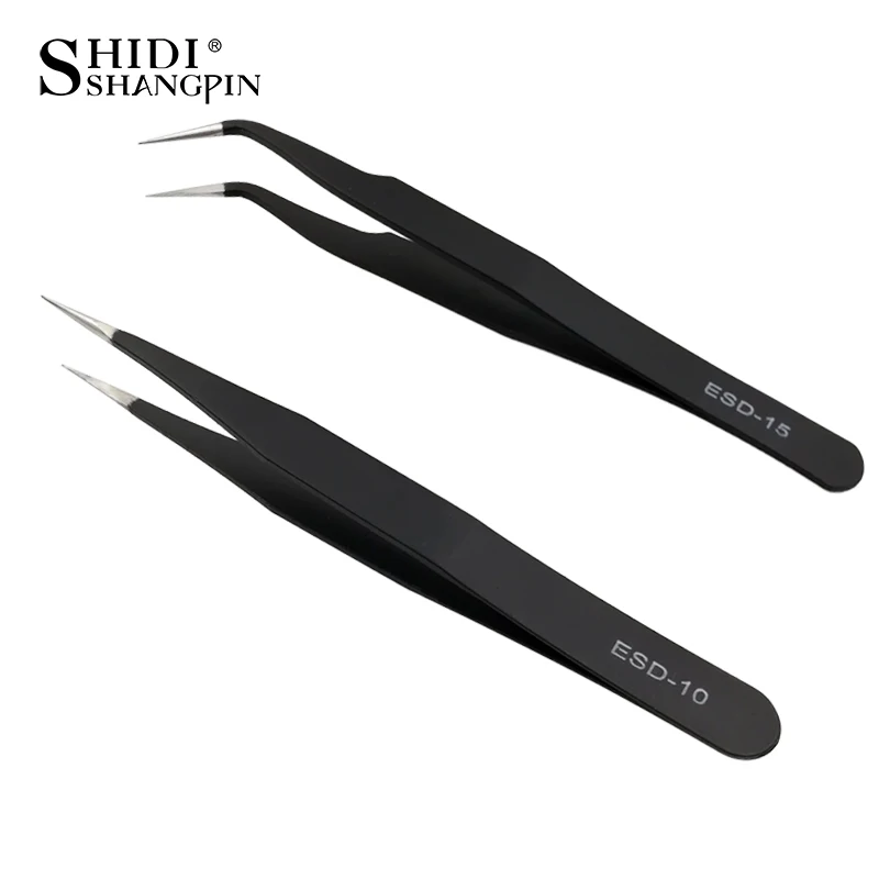 
1*Mink Eyelash Extension Tweezers Beauty Makeup Tools For Lashes Building Matte Eye Lashes Tweezers False Eyelashes Applicators 