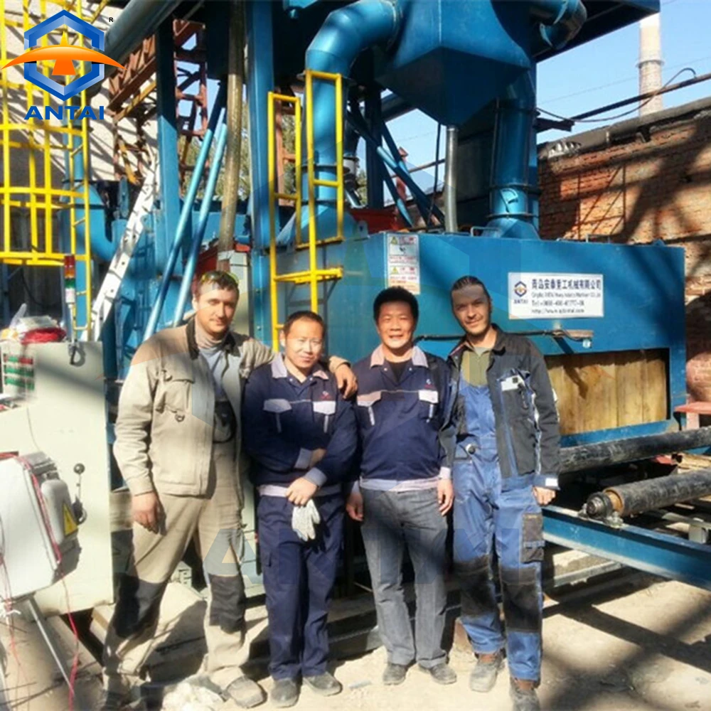 
Automatic plate shot blasting machine / blasting steel plate / plate painting machine 