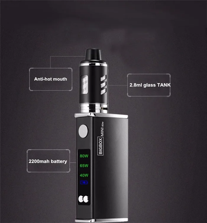 Best e cigarette box mod vape box mod kit  from China factory
