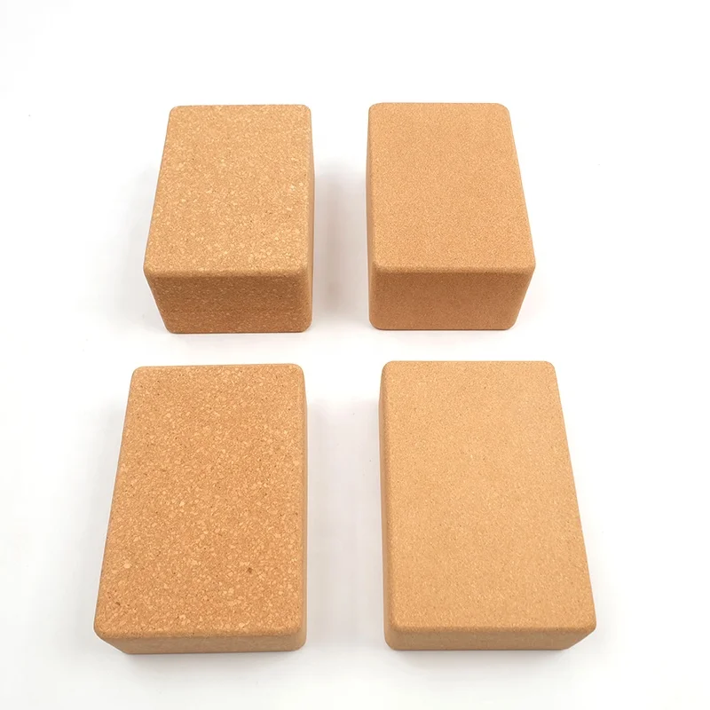 Factory Price Props Natural Coarse Yoga Blcoks Wooden Cork Yoga Blocks Wood Yoga Brick