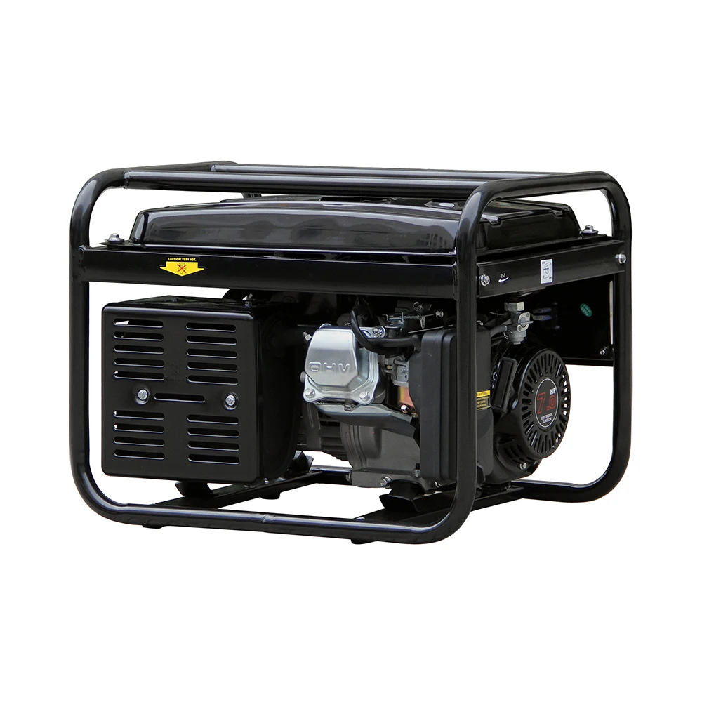 3KVA manual start air cooled petrol generator with british socket
