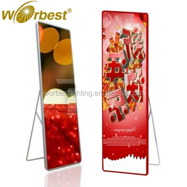 Wi-Fi LED плакат Smart реклама игрока стоят