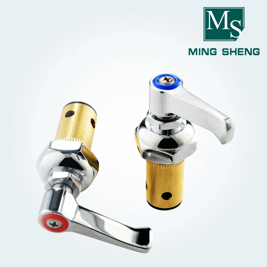 Jiangmen Kaiping Deck Mount 2 Handle Kitchen Plumbing Faucet Pre-Rinse Spray Unit for Dishwasher with CUPC Certificate