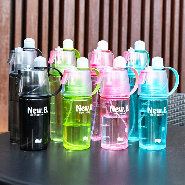 600ml mist spray drinking sport bottle match gift bottle