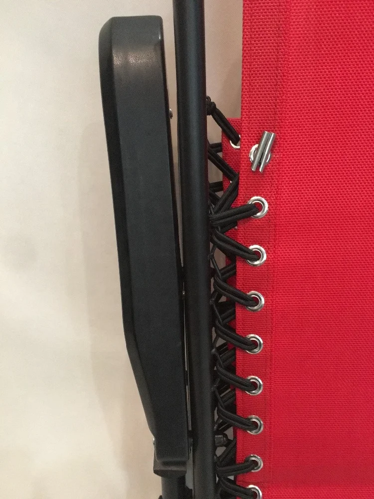 Metal Iron Folding Rocking Chair Foldable Rocker with pillow Outdoor Patio Furniture