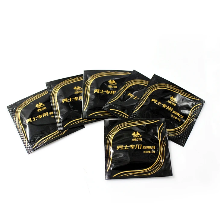 Haijie Accept Oem Comfortable Lubrication 2g Bagged Male Lubricant