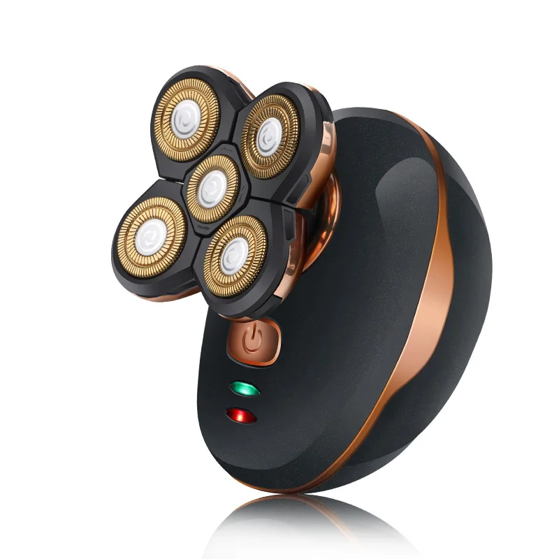 Electric Cordless USB Shaver Razor Men 5 Heads Hair Trimmer Beard Trimmer