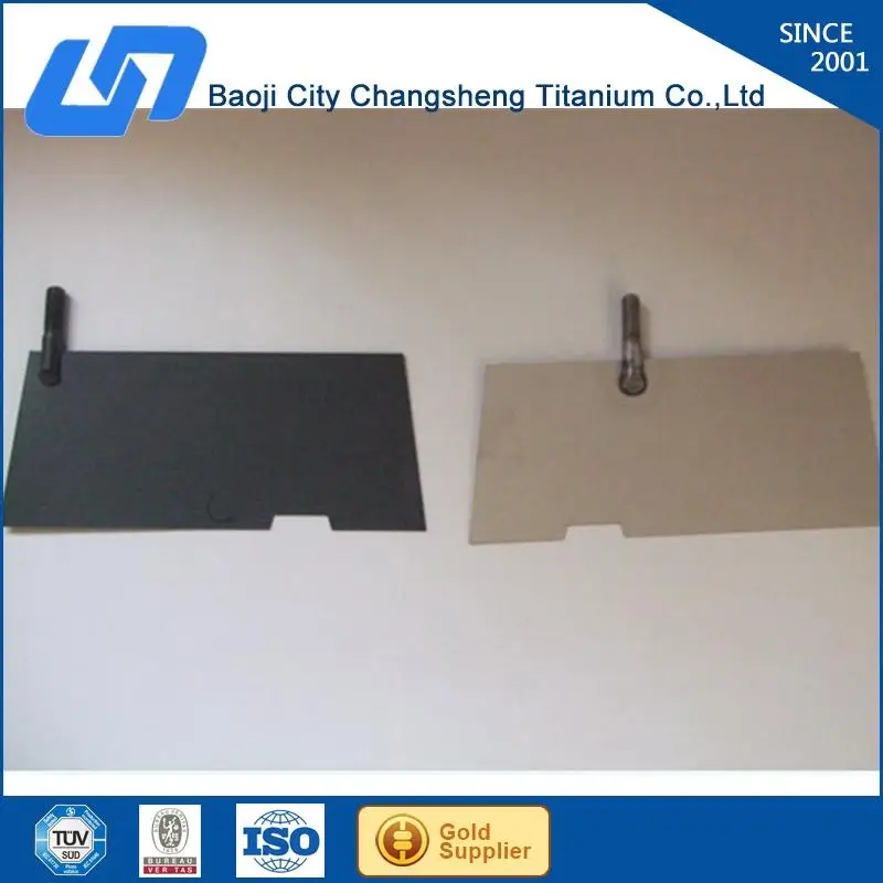 Titanium anode plate