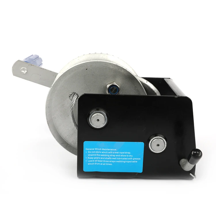 manual portable hand badland cable pulling towing construction material lifting winch machine