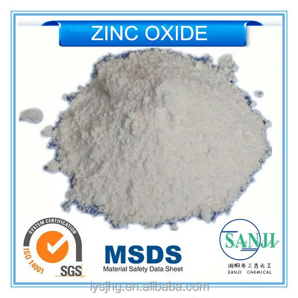 Zinc Oxide white powder 80%