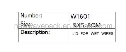 Пластиковые крышки для влажных салфеток по низкой цене оптом