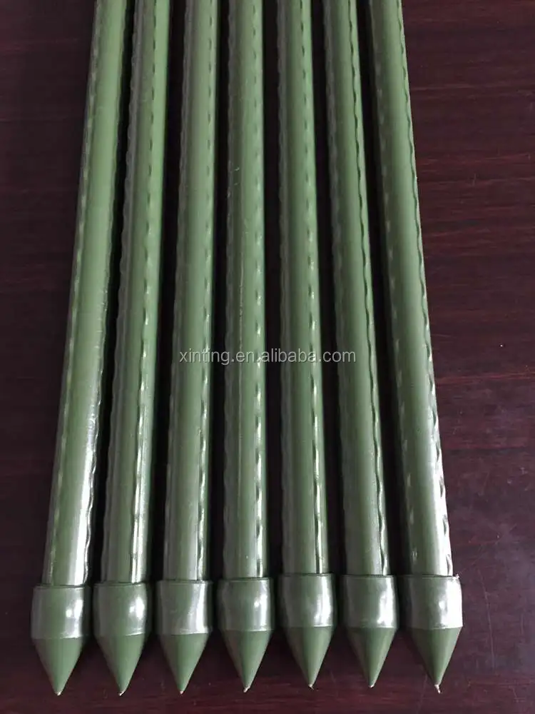 plastic coated Steel Stake for Plant support tree garden stakes