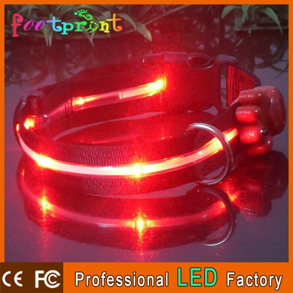 Свтеодиодный фонарик ошейник для собаки GH самое лучшее обслуживание завод