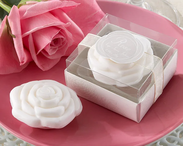 Wedding Door Gifts Rose Shaped Scented Soap