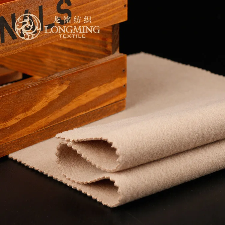 New design wool like polyester heavyweight viscose elastane yarn dyed fabric for coats