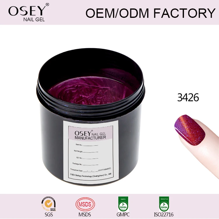 
Osey 2021 New Bottle Tech Pretty Private Label OSEY Wholesale Chameleon gel Cat Eye Gel Polish Soak Off Uv Gel Polish 
