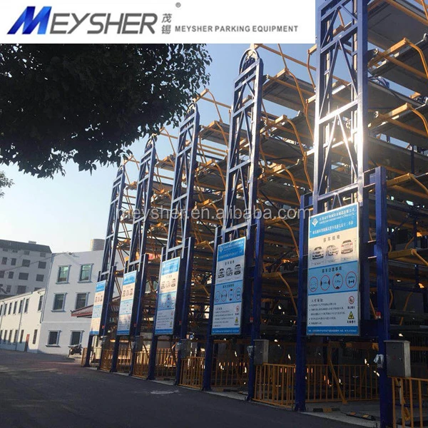 puzzle parking system with low cost parking equipment