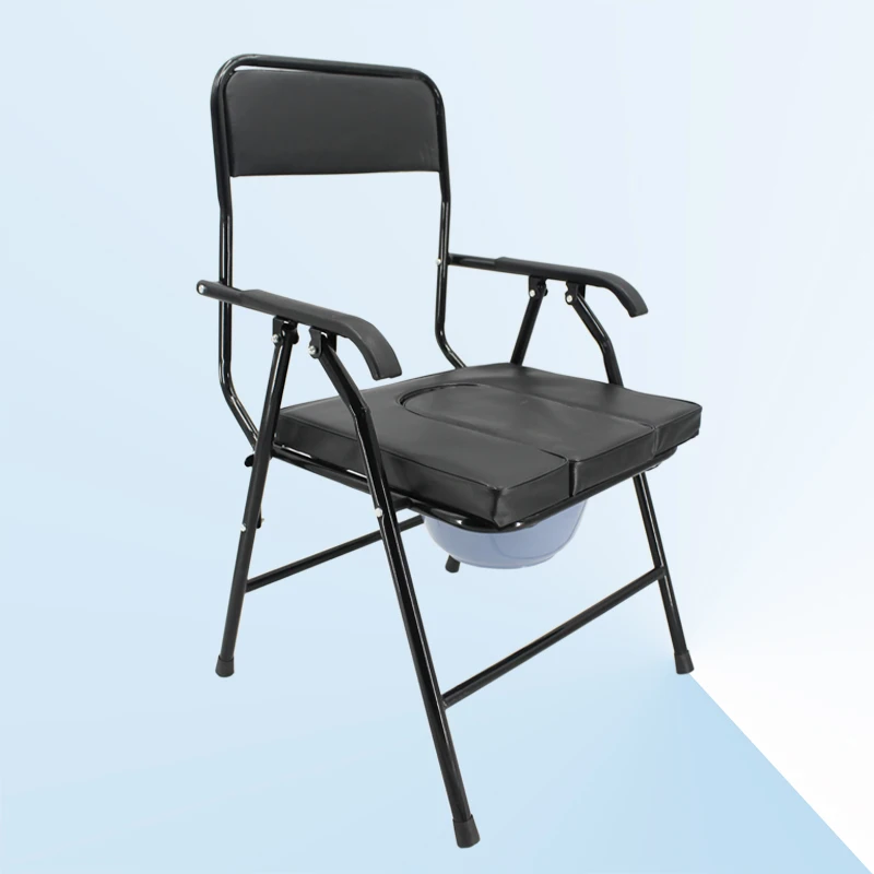China Hot Sale Hospital Folding Walker Commode Chair Price/Potty Chair Adult/ Toilet Chair For Elderly/Disabled