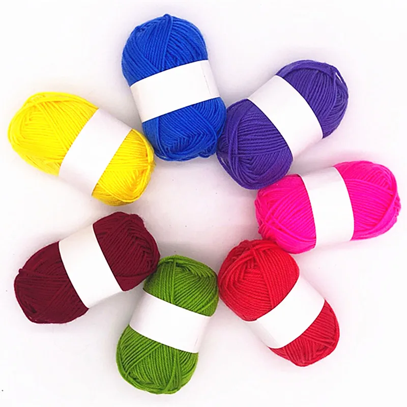 Sell 25 grams of acrylic yarn in Europe and the United States in bulk yarn DIY handmade knitting doll wool