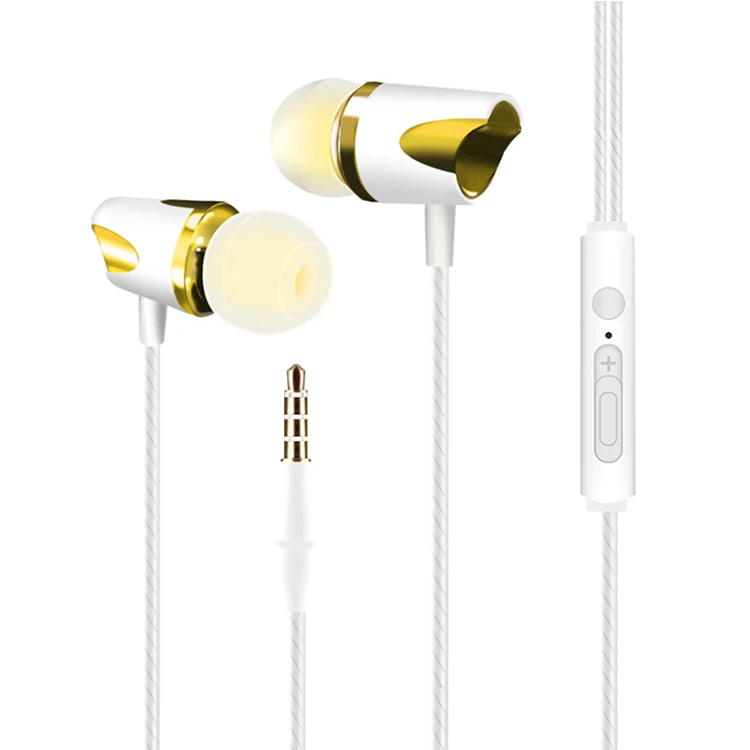 gold plated mega bass pleasant to the ear headphone headset earphone wholesale