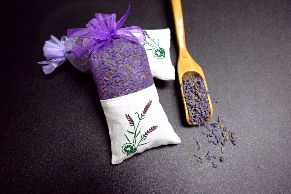 Сушеные цветы лаванды, бумажный пакет лаванды для домашнего декора