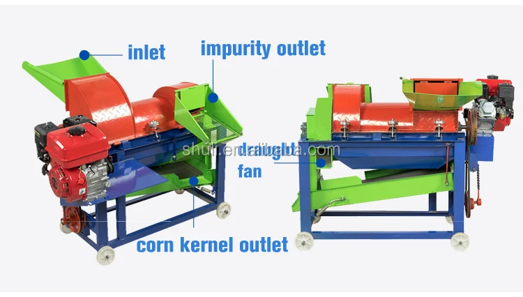 Corn Maize Skin Peeling Machine/maize sheller corn skin peeling machine/Small Corn Thresher Machine