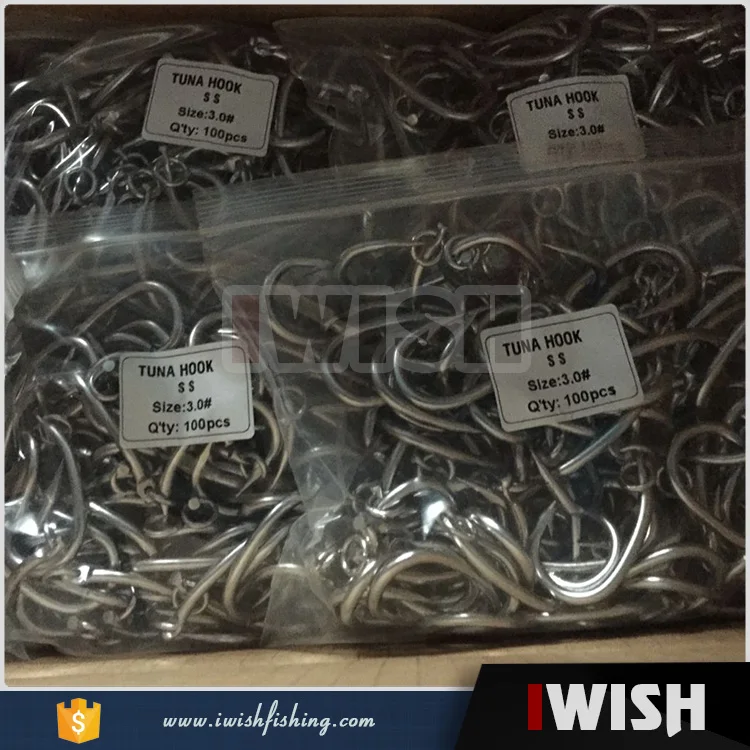 Factory Supply Cheap Price Bigeye And Yellowfin Tuna Longline Fishing Ring Tuna Hooks