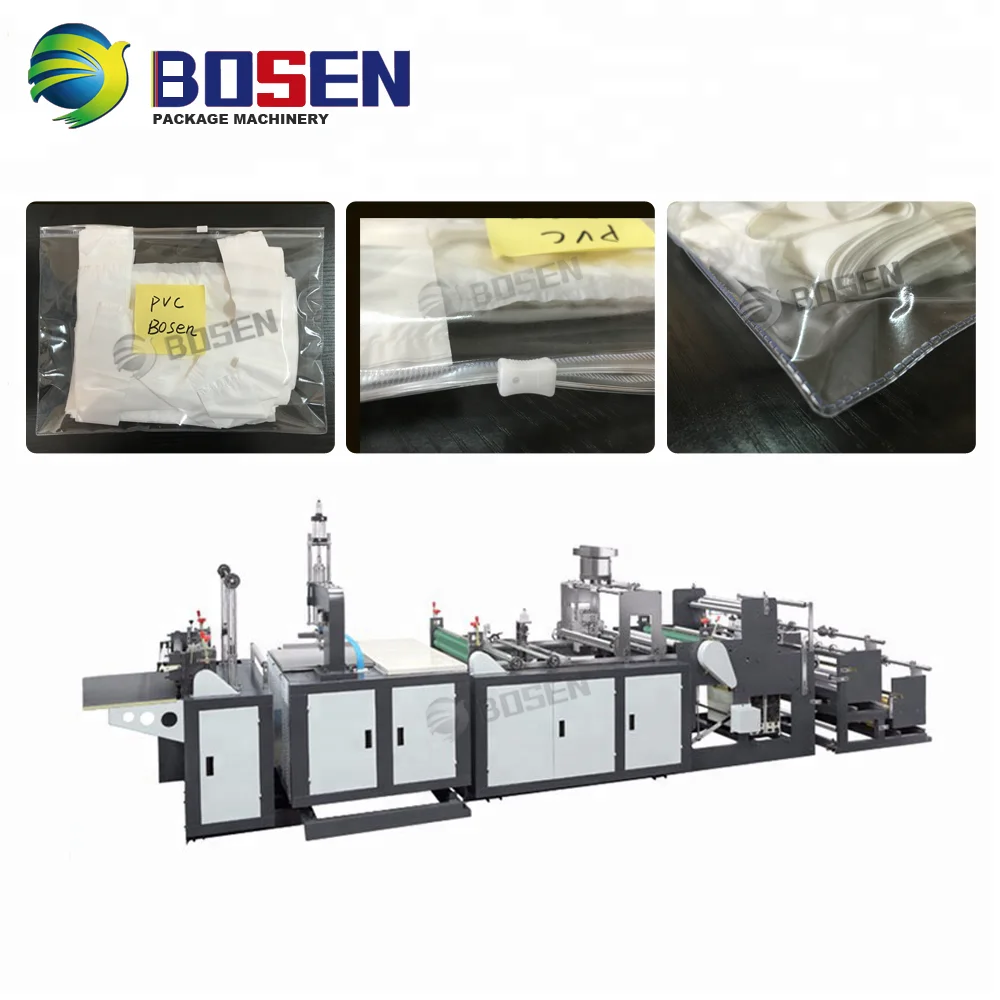 Fully Automatic PVC ZIPPER Bag Making Machine