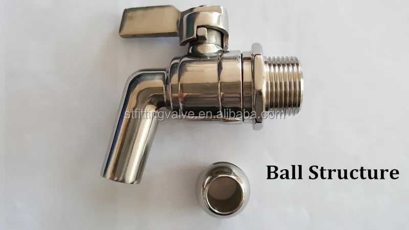 
Stainless Steel Replacement Spigot for Beverage Dispenser-3/4