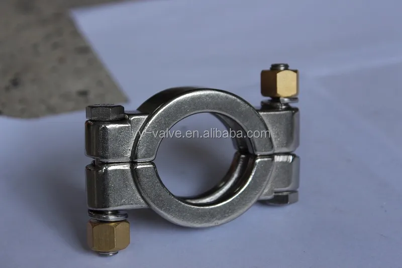 China manufacturer Stainless steel heavy duty high pressure pipe clamp heavy duty clamp