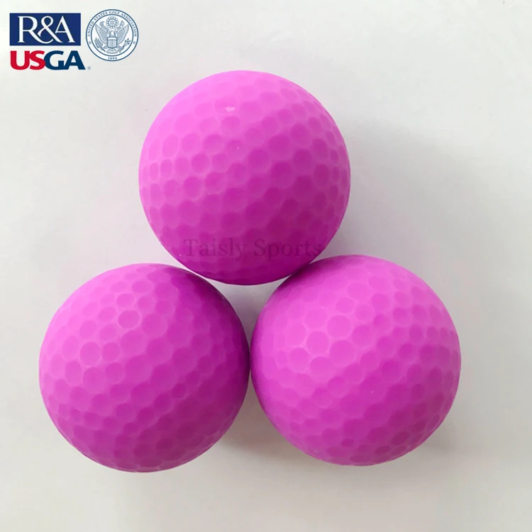
Colorful junior golf balls 2 3 piece tour matt ball conform with the USGA and R&A 