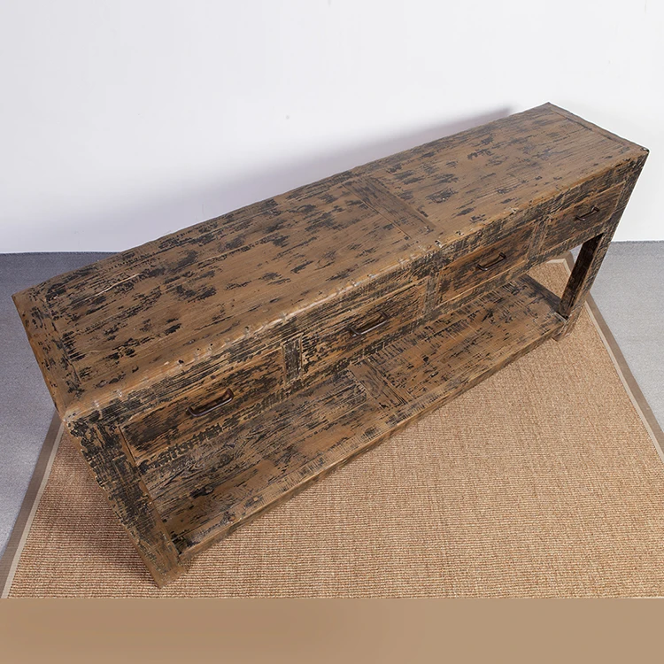 antique reproduction cheap modern wood long vintage classic console table