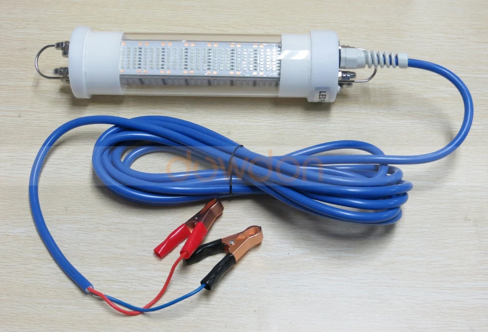 Deep Sea DC Outlet Fishing Power Light 140W 200W Green LED Underwater Fishing Luring Light
