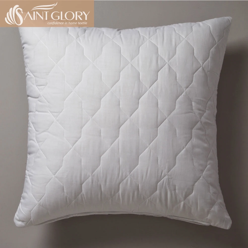 Wholesale Custom Hot Sale Home Polyester Cotton Hotel Quilted King Size Pillow Protectors Covers Cases