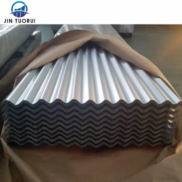Строительные материалы DX51D Гофрированная Металлическая Кровля из олова