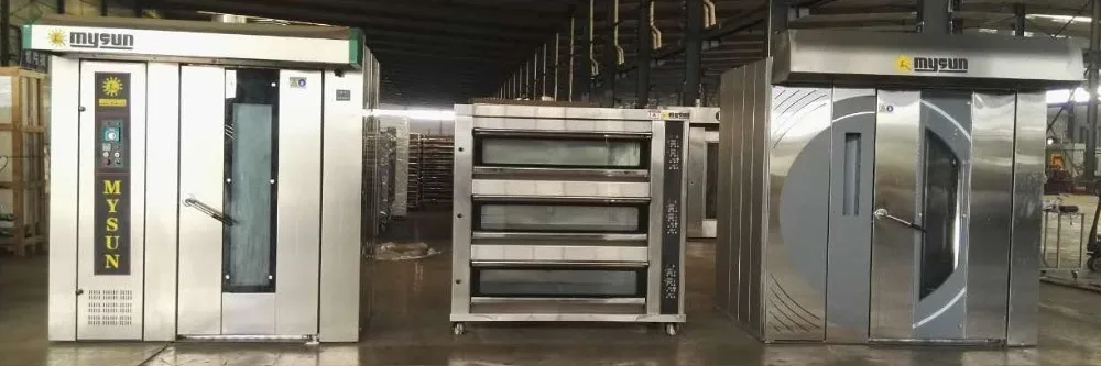 
Industrial Bread Making Machines Rotary Oven Pizza Oven Gas 
