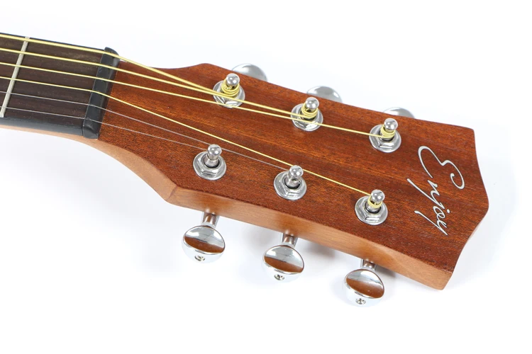 36 inch Chinese Wholesale Travel Acoustic Guitar With Natural Color