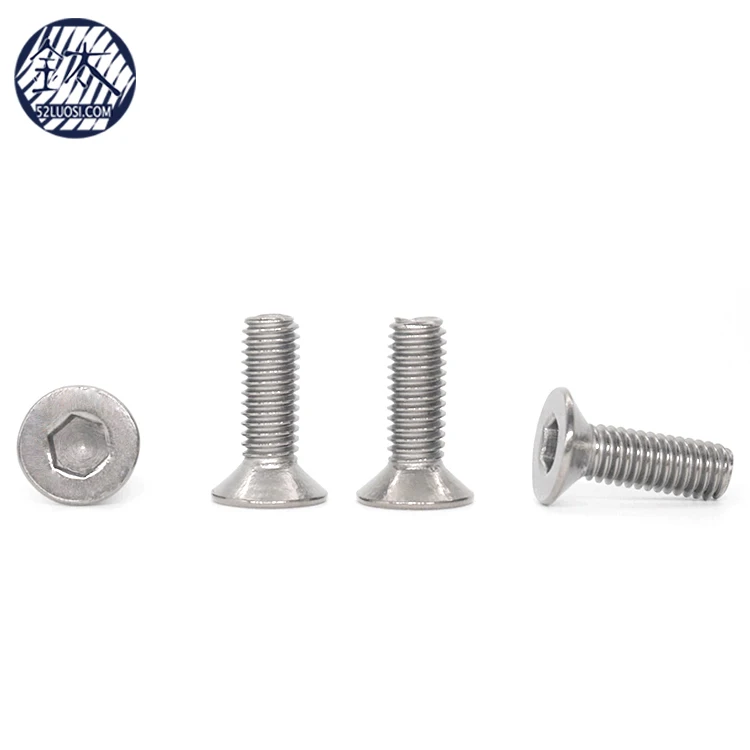 Gr2 Titanium 7991 Socket Countersunk Screw M2 M3