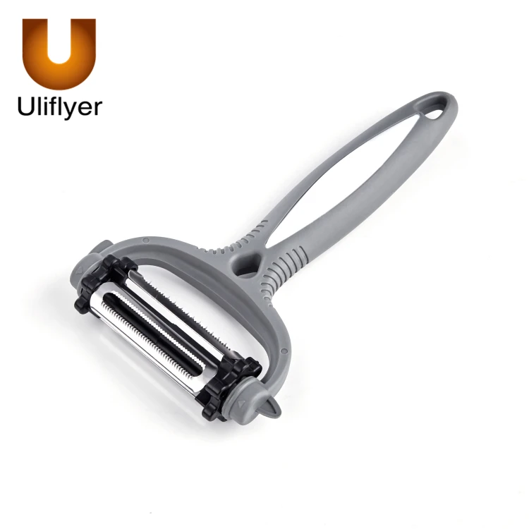 Stainless steel 3 In 1 multifunctional rotary vegetable zester industrial fruit peeler