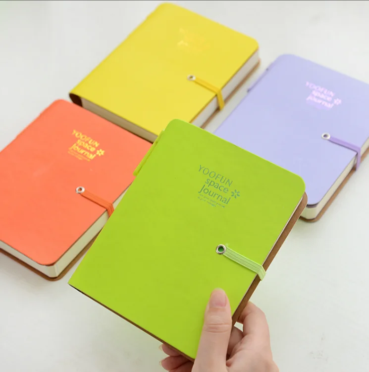 2020 Custom dot grid a5 journal notebook with pen holder
