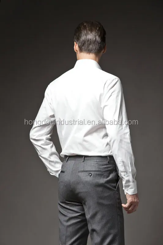 
2021 Fashion White Banded Collar Tuxedo Shirts Mandarin Collar man Shirts Wedding drss shirts 