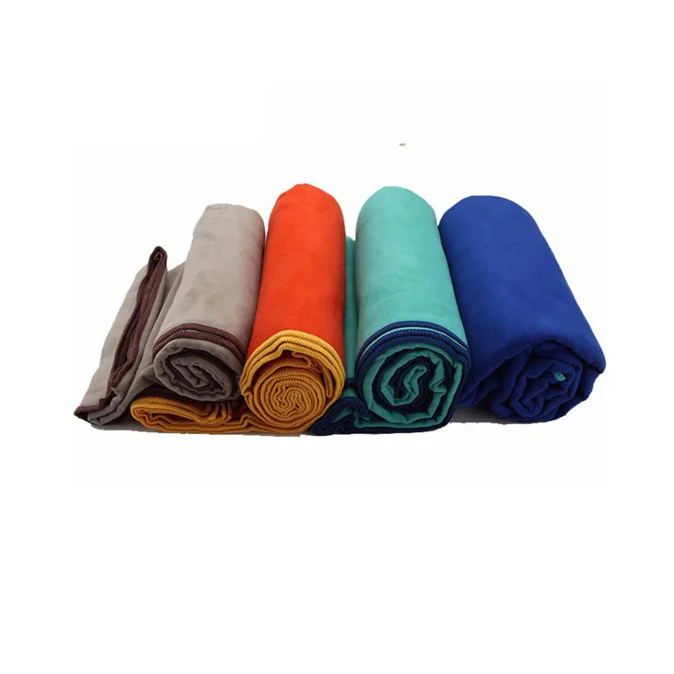 
Hot selling cheap custom quick dry travel towel microfiber suede fabric,microfibre travel towel 