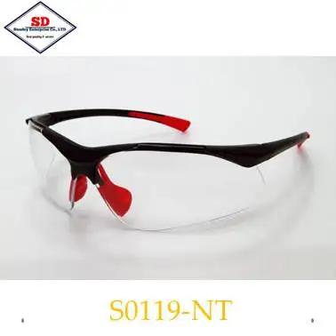 Nylon Safety Goggles Stylish Eye Protection Glasses with Durable Nylon Frame