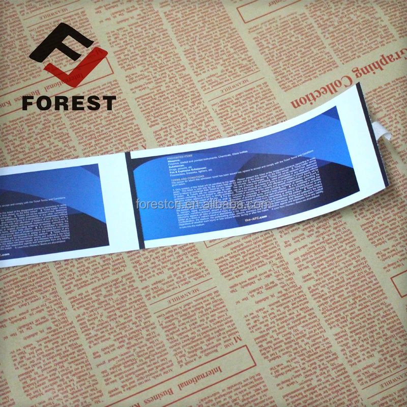 
printing coupon ticket printing anti-fake voucher 