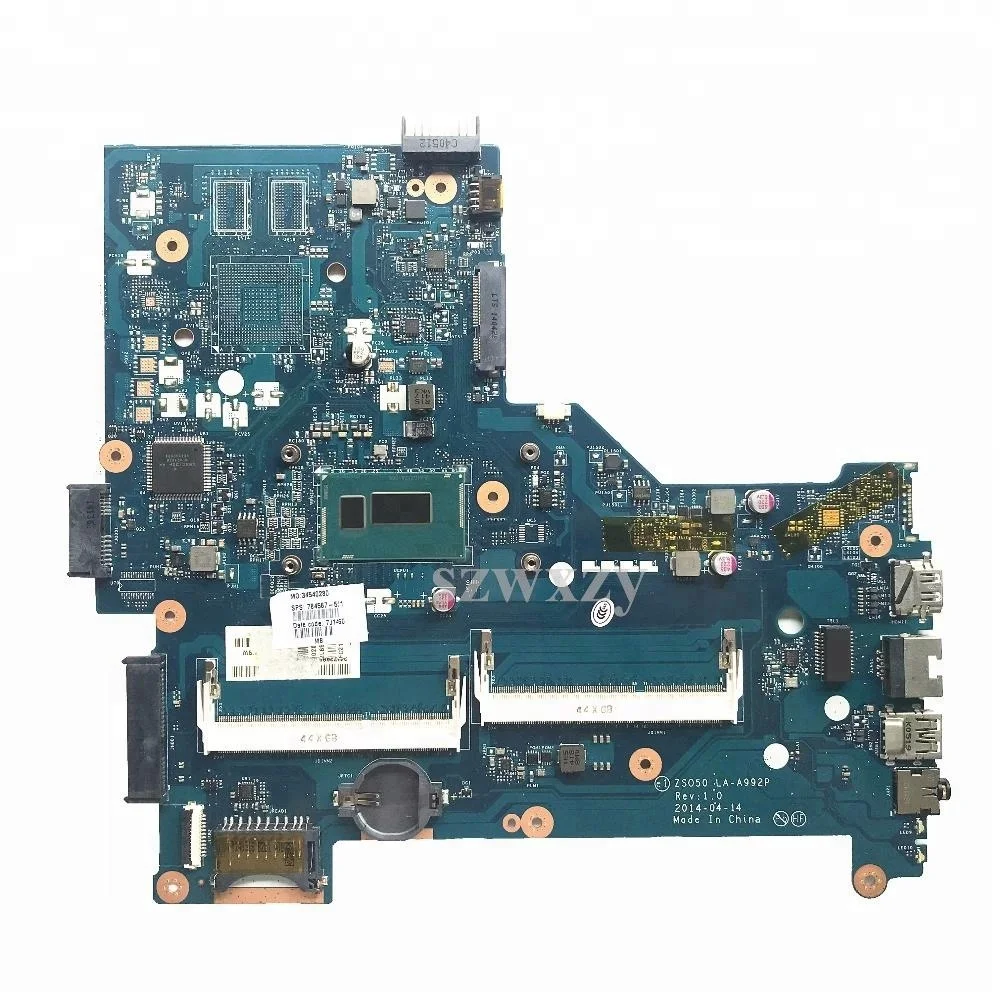 100% working For HP 15-R Series Laptop Motherboard 784567-501 LA-A992P With i7-4510U Processor