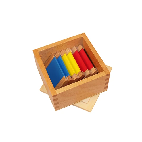 Baby Wooden educational teaching aids Montessori material toys Color Tablets