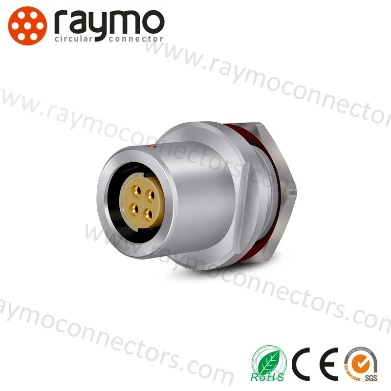 Fischers DBEU 102 A053 130 IP68 waterproof 4 pin push pull connector