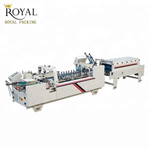 
automatic box folder gluer machine 