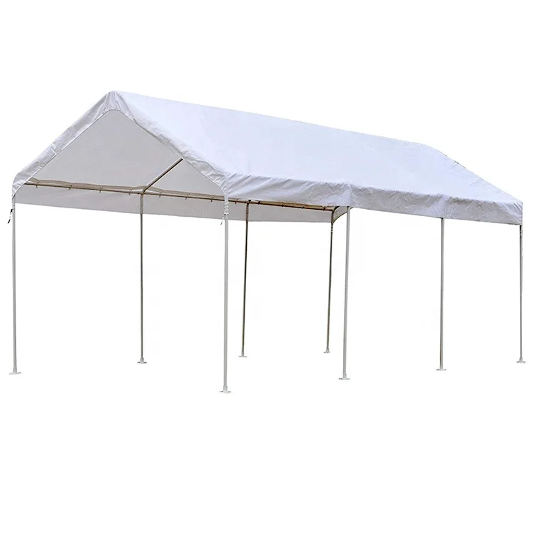 10 x 20-Feet Waterproof Carport 8 Steel Leg Outdoor UV Protected Large Portable Storage Shelter Sports Wedding Canopy Tent
